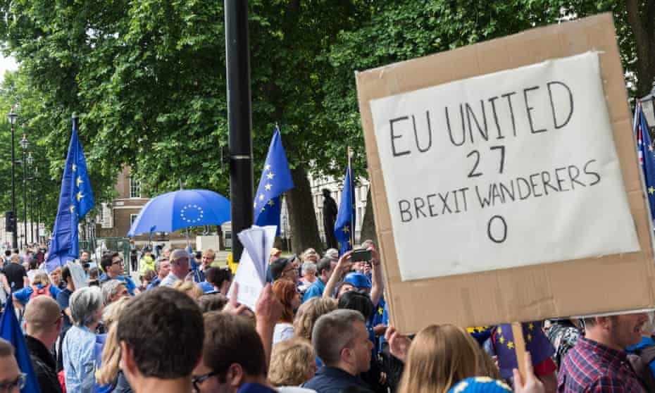 pro-EU protest in London on June 23 2017