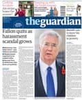 Guardian front page, Thursday 2 November 2017