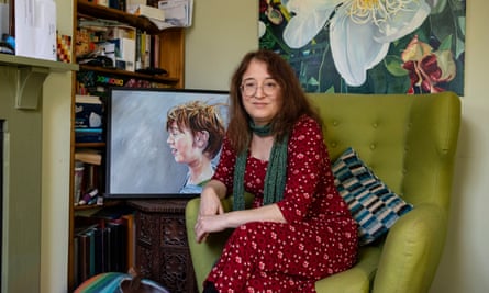 ‘I’ve rarely met a person whose mother wasn’t, in some way, a problem. Autistic or otherwise’: Joanne Limburg with a portrait of her son.