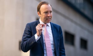 Matt Hancock, the health secretary