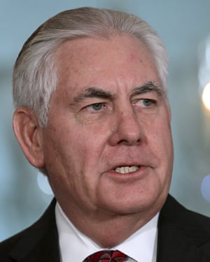 US secretary of state Rex Tillerson.