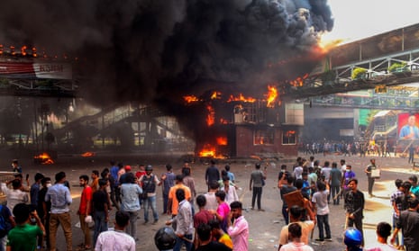 National curfew imposed in Bangladesh after student protesters storm prison  | Bangladesh | The Guardian