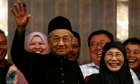 Malaysia’s new prime minister Mahathir Mohamad.