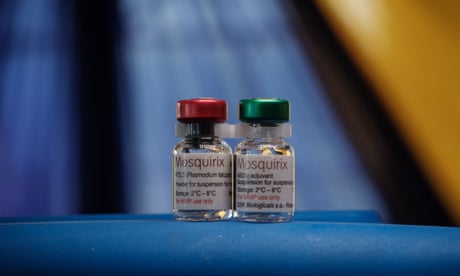 Two vials of R21/Matrix-M vaccine