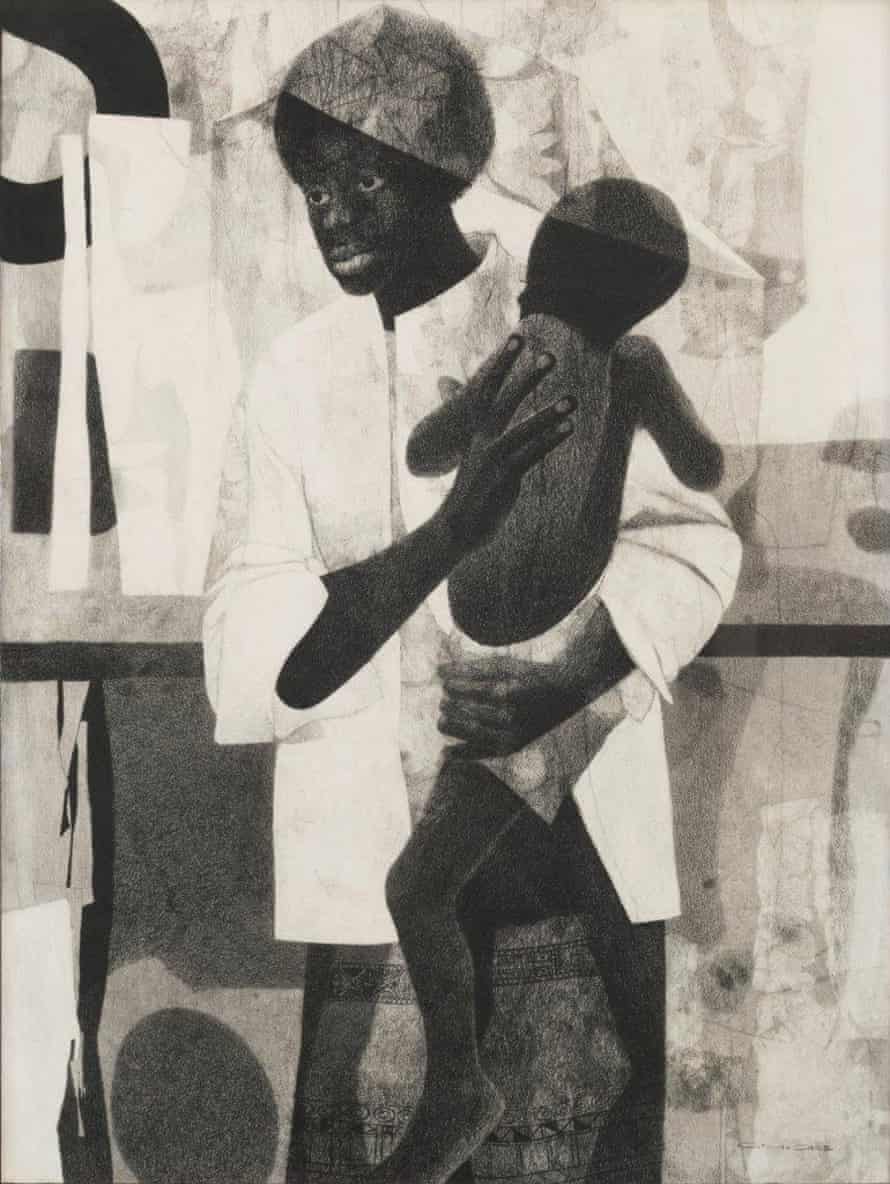 Charles McGee - Mother and Child, 1965