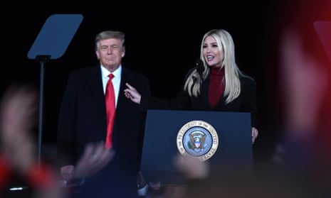 Ivanka Trump, speaks at a Republican National Committee Victory Rally