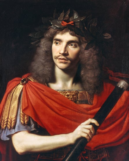 Molière in the role of Caesar in Corneille’s La Mort de Pompée, painted by Nicolas Mignard.