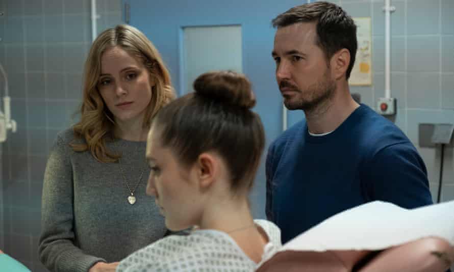 Sophie Rundle, Mirren Mack and Martin Compston in The Nest.