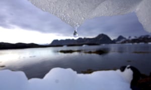 An iceberg melts in Kulusuk, Greenland.