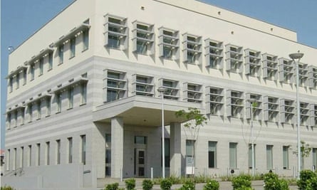 The US embassy in Accra, Ghana