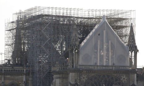 Aftermath of the fire at Notre Dame Cathedral