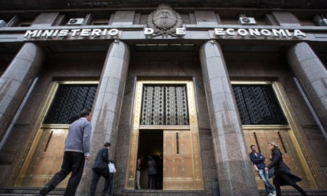 The HQ of Argintina's economy ministry in Buenos Aires
