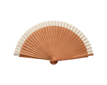Free People Wooden Hand Fan
