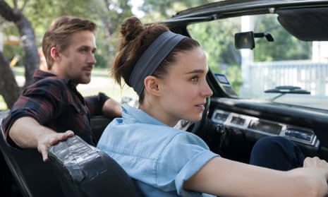 ryan gosling and rooney mara in a convertible car in song to song