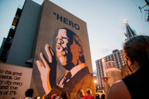 Mourners of the late Rep. John Lewis hold a vigil in his memory in Atlanta