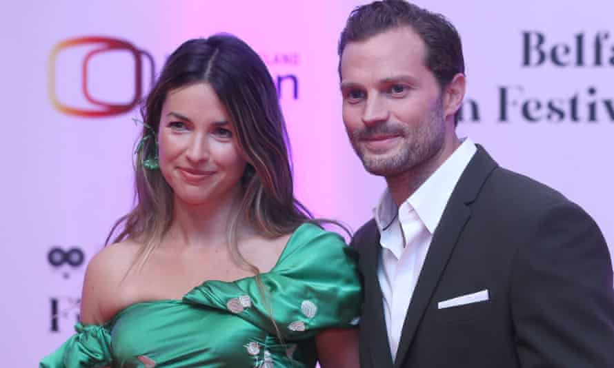 Jamie Dornan with his wife Amelia Warner at the Irish premiere of film Belfast at the Waterfront Hall, Belfast.