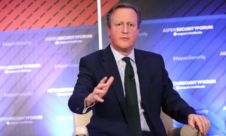 David Cameron at the Aspen Security Forum in Washington DC