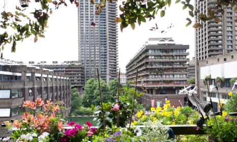 View from Gilbert House, the Barbican, London