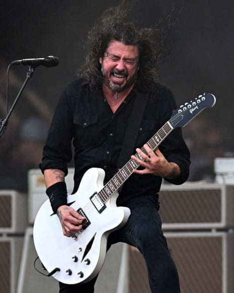Dave Grohl with the Foo Fighters.