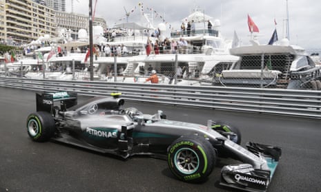 Mercedes driver Nico Rosberg at the Monaco Grand Prix
