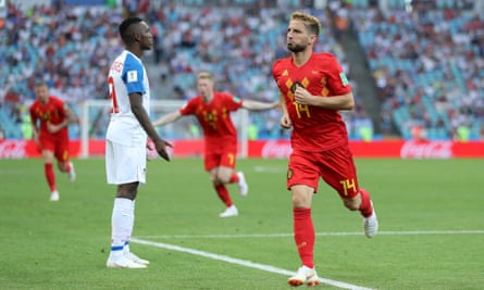 Dries Mertens celebrates after opening the scoring just after the interval with a spectacular volley.