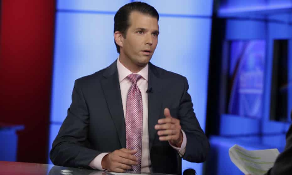 Trump’s son Donald Jr agreed to the meeting after being told by email that he would be given damaging information about Hillary Clinton.