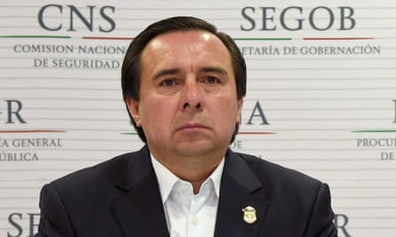 The former director of the Criminal Investigation Agency Tomás Zerón in 2014.