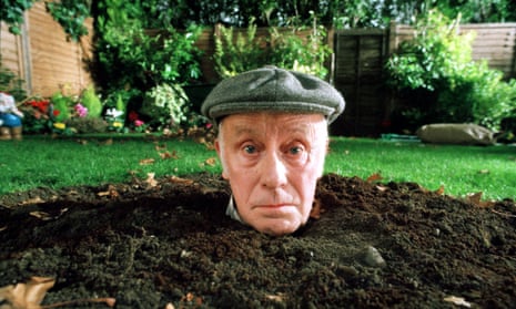 Richard Wilson as Victor Meldrew in One Foot in the Grave.