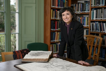 Markoff at desk with books open