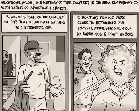 David Squires on … the history, histrionics and heroism of the Ashes, panel 6