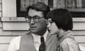 Mary Badham with Gregory Peck in To Kill a Mockingbird.