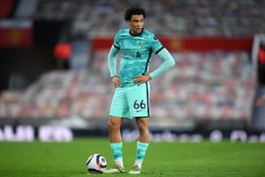 Trent Alexander-Arnold gets ready.