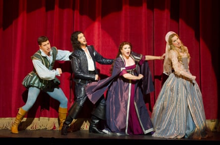 Kiss Me Kate (from left) Ashley Day, Quirijn de Lang, Jeni Bern and Tiffany Graves