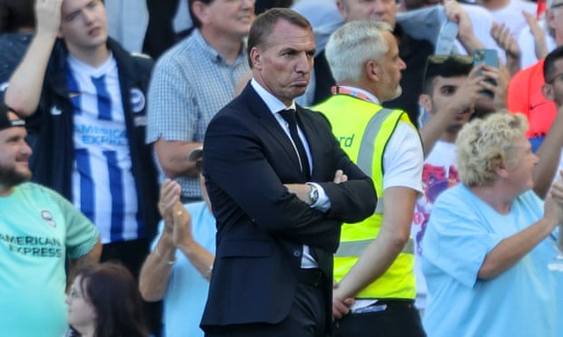 Leicester manager Brendan Rodgers.