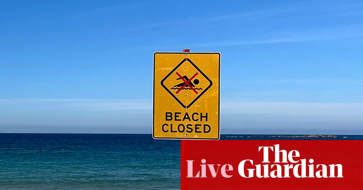 Australia news live: Sydney beaches closed for fourth day after shark sightings; new warning over fire ant threat to pets