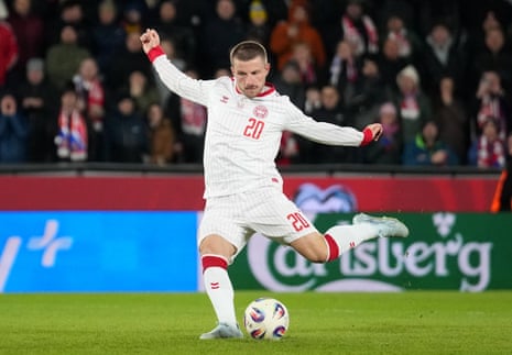 Anders Dreyer has his effort saved.