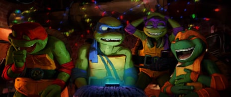 Teenage Mutant Ninja Turtles laughing