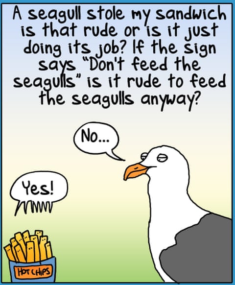 First dog on the new rude, panel 6