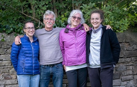 The Wests ... (from left) Lindsay, David, Morna and Luisa.