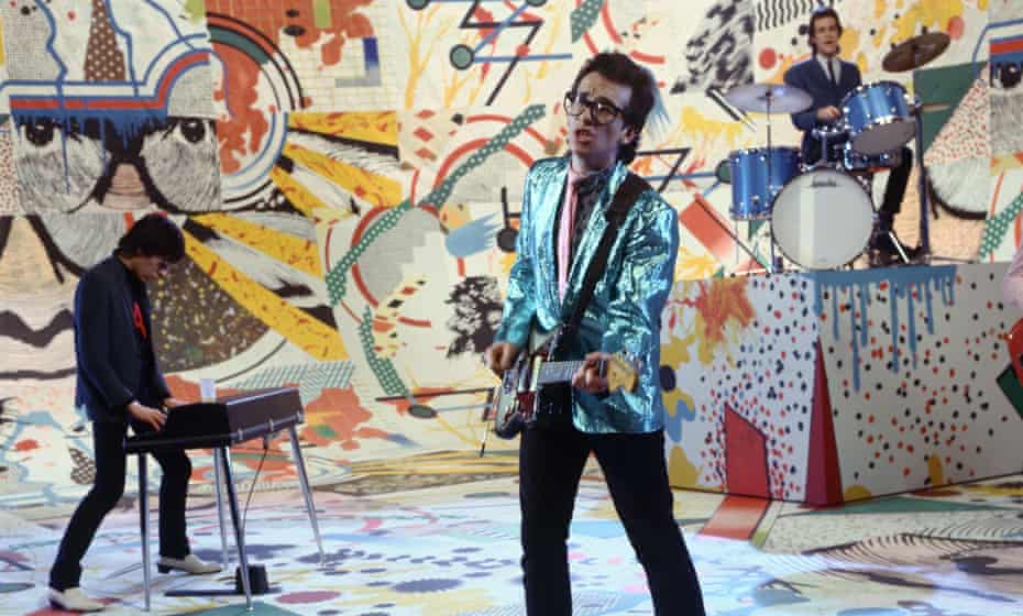 Colourful past … Elvis Costello on The Kenny Everett Video Show in the 1979 . Photograph: Thames TV Archive