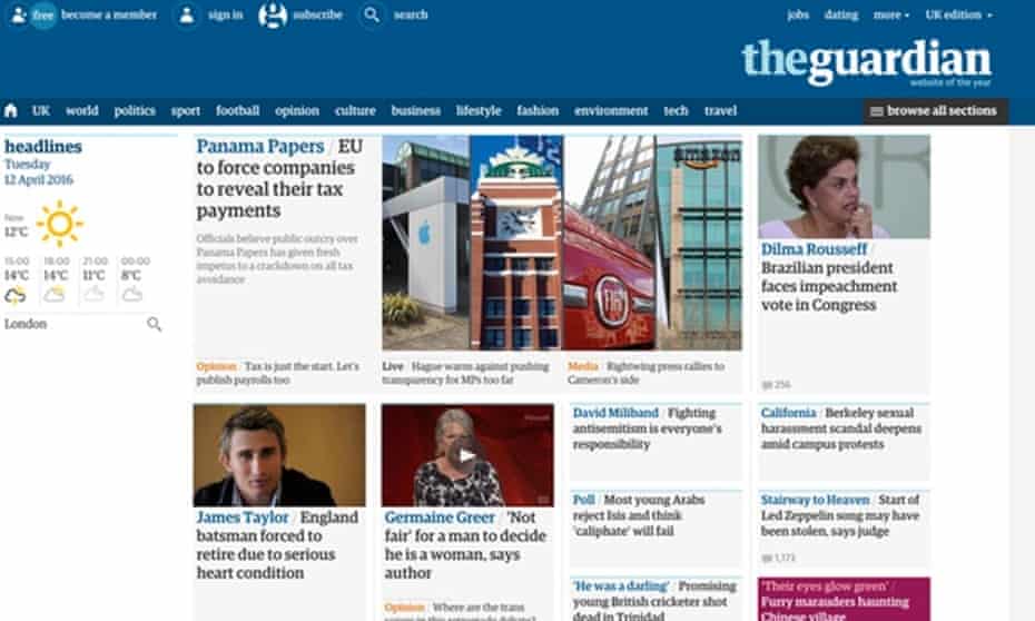 Guardian Website