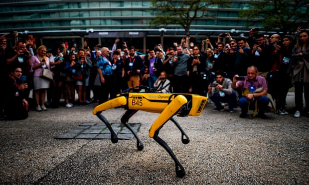 Boston Dynamics’ robot dog, Spot. 