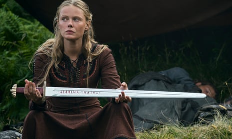 Frida Gustavsson as Freydis Eriksdotter in the Netflix hit Vikings: Valhalla.