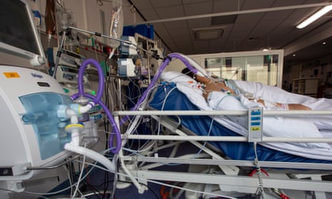 dying person in hospital bed