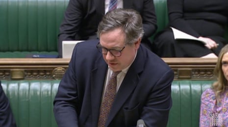 Jeremy Quin in the Commons this afternoon.