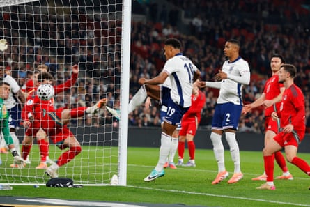 Ollie Watkins doubles England’s lead from close range