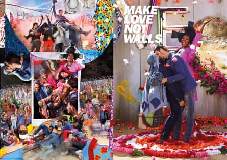Diesel’s Make Love Not Walls campaign.