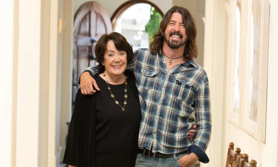 Dave Grohl and his mother Virginia.