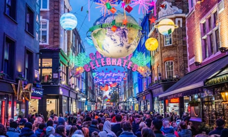 People in Carnaby Street, London, in December 2022.
