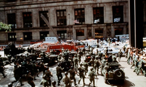 Military on the streets of Chicago in The Blues Brothers